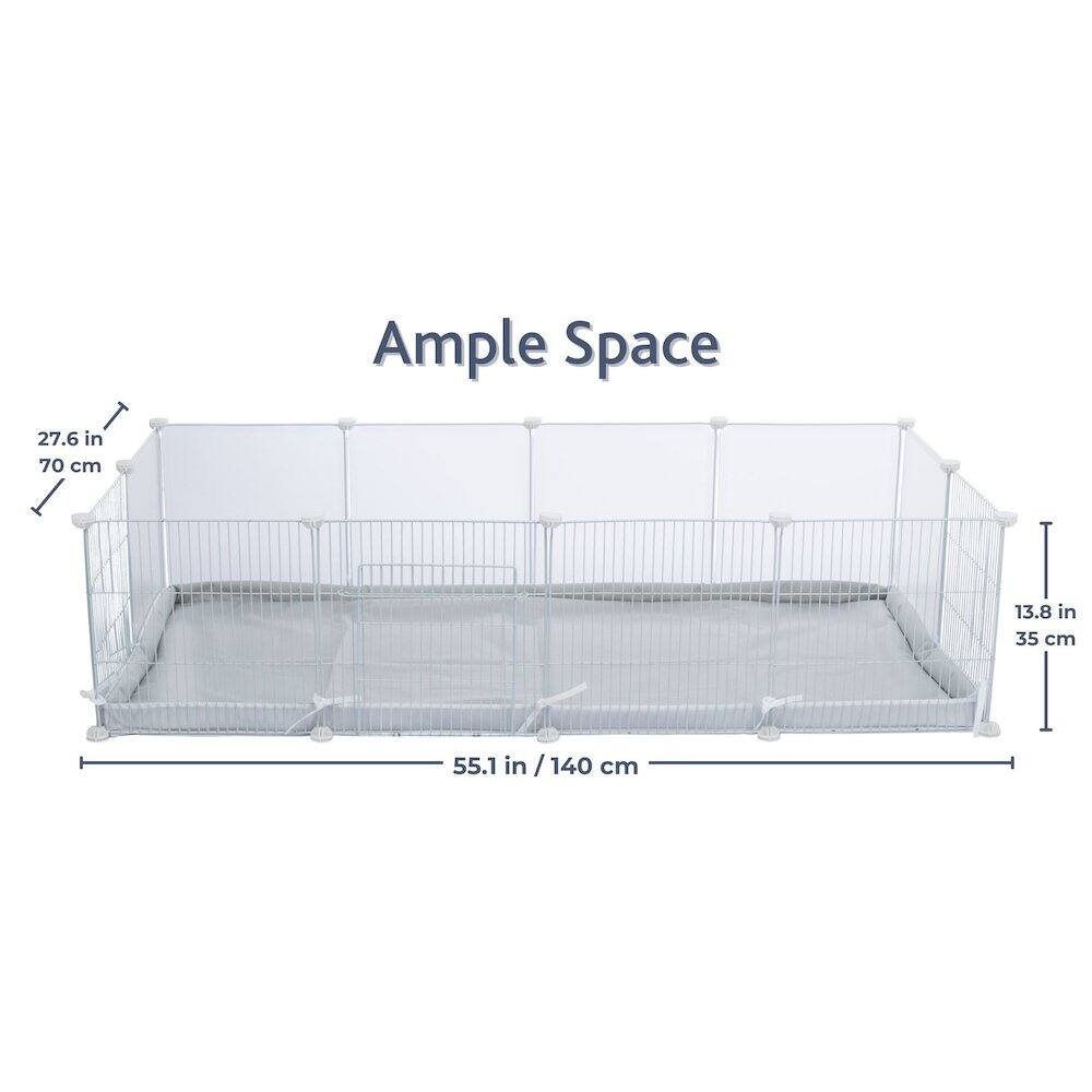 Ample Space  
27.6 in / 70 cm  
13.8 in / 35 cm  
55.1 in / 140 cm