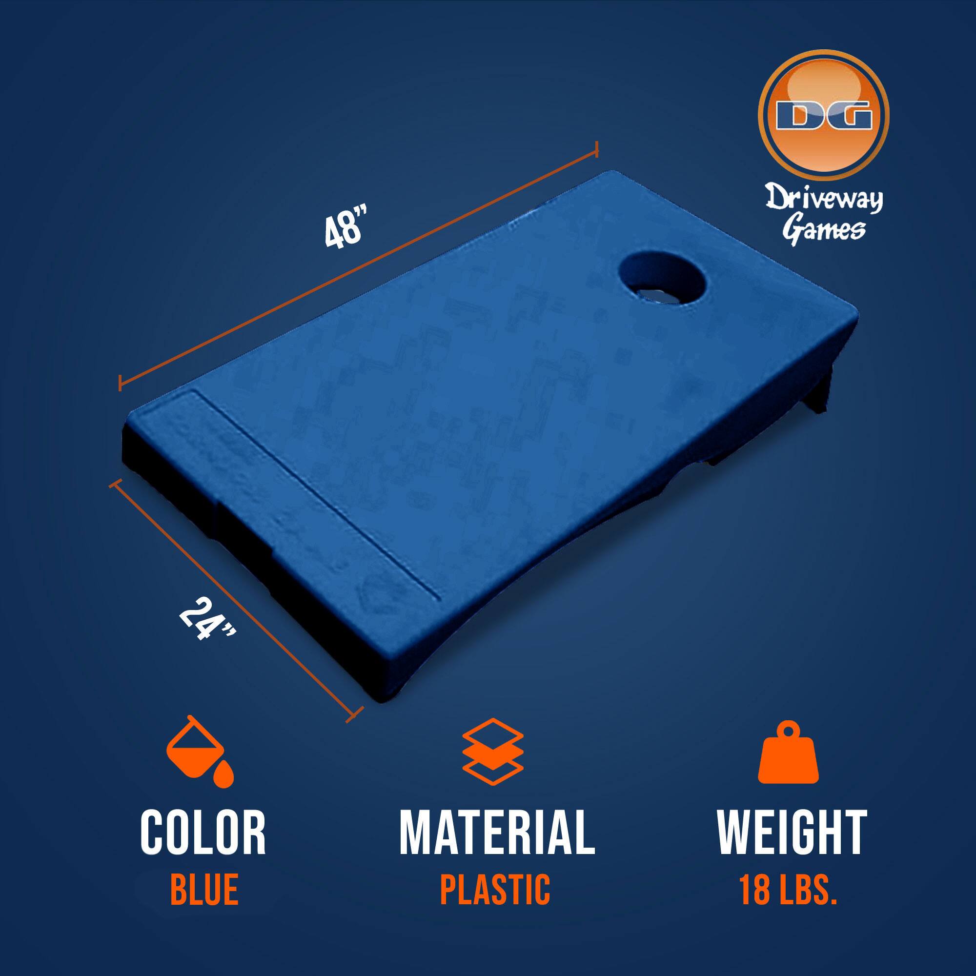 DG 48" Driveway Games 24" COLOR BLUE MATERIAL PLASTIC WEIGHT 18 LBS.