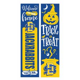 Evergreen Enterprises - South Dakota State Jackrabbits 47" Double Sided Halloween Leaner Fan Sign - Multicolor