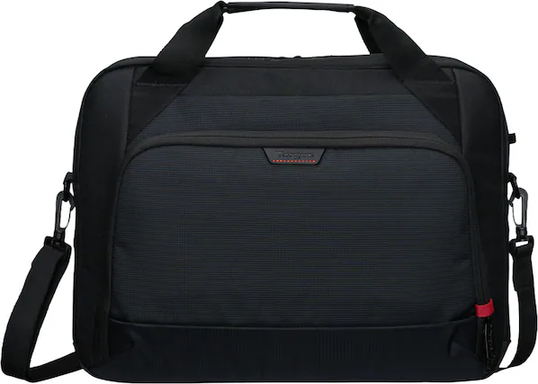 Front. Targus - 15-16” Classic EcoSmart Briefcase - Black.