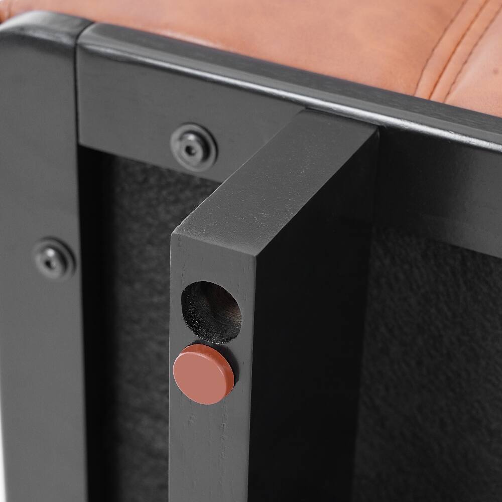 Alt View 9. Ropilly - Ropilly 63 Inch Brown PU Leather Dining Bench, Modern Indoor Entryway Seating with Rubber Wood Legs - Brown.