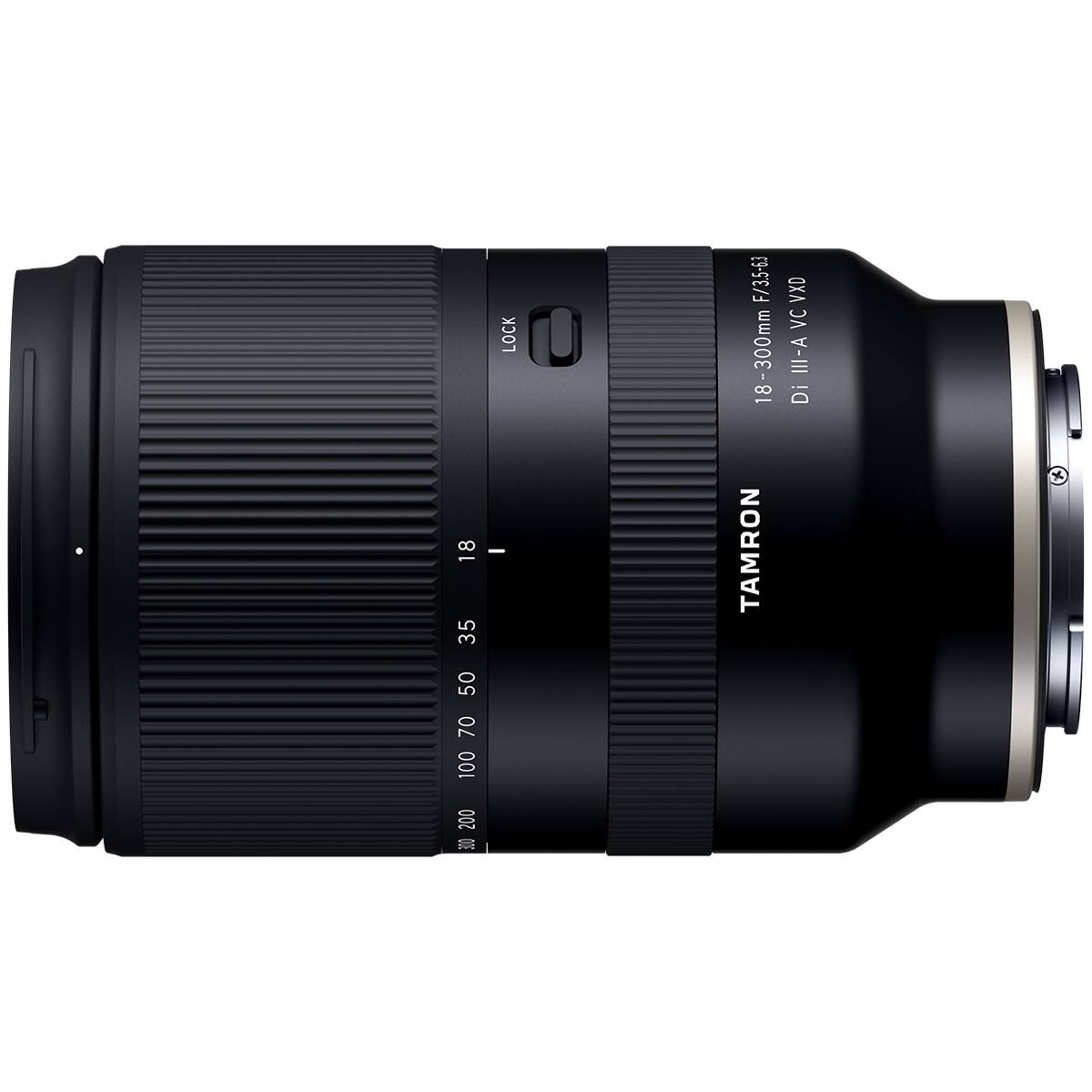 LOCK 0 18-35 50 70 100 F/3.5-6.3 18-300mm 18 TAMRON VXD VC III-A Di III-A Di X
