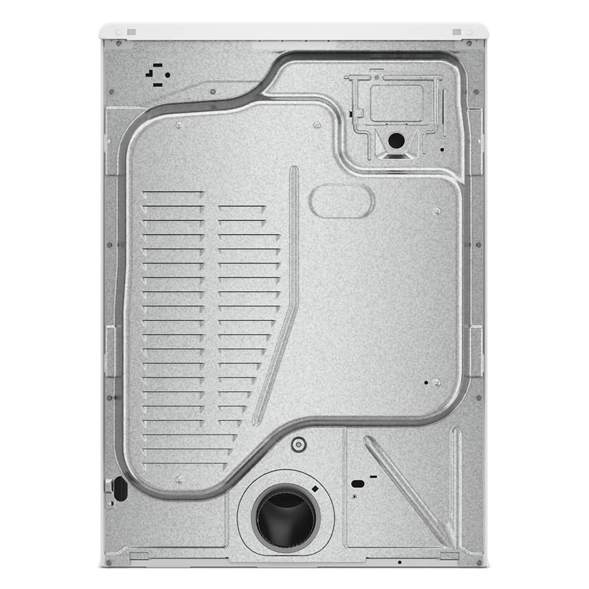 Alt View 8. Whirlpool - Whirlpool - 7.4 Cu. Ft. Stackable Smart Electric Dryer with Wrinkle Shield Option - Silver - White.