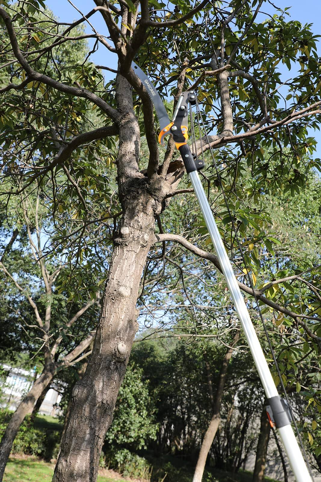 Alt View 3. JETRANSPORT - 2 In 1 Pole For Tree Trimming & Pruner Extendable Branch With 1.57'' Capacity  Adjustable Length 4.8 Ft - 6.9 - Default.