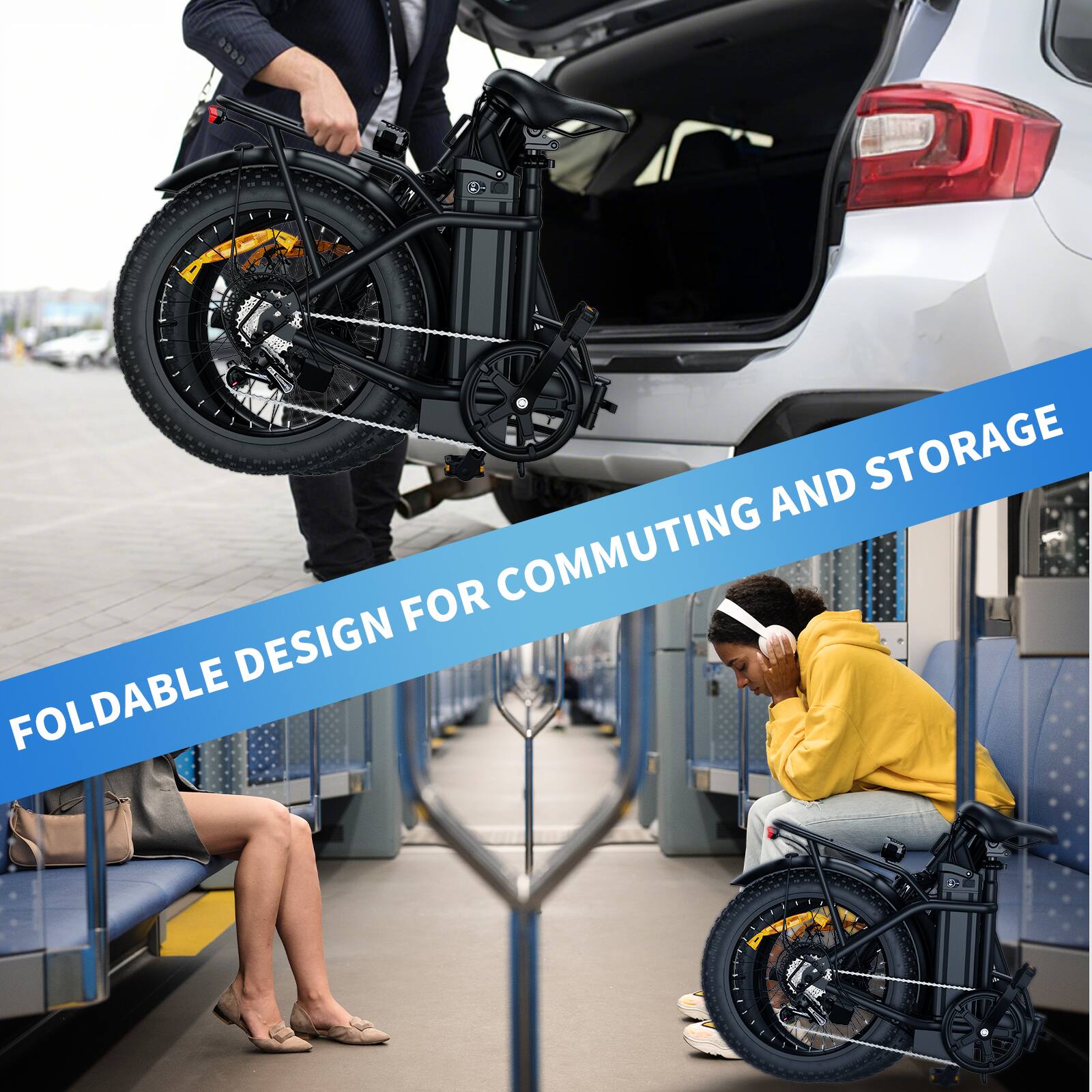 FOLDABLE DESIGN FOR COMMUTING AND STORAGE