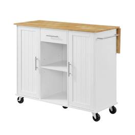 Crosley Furniture - Stella Kitchen Cart - White