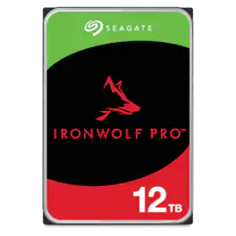 Seagate - IronWolf Pro ST12000NT001 12TB 7200 RPM 256MB Cache SATA 3.5 inch Internal Hard Drive