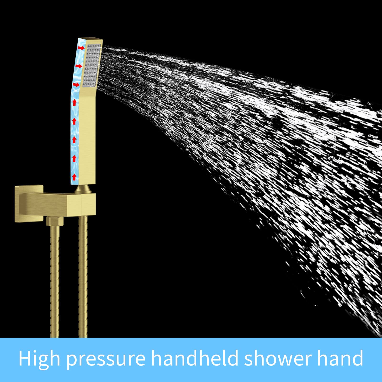 High pressure handheld shower hand
