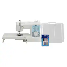 Brother - XR3774 Wide Table Sewing and Quilting Machine Bundle with Hard Case