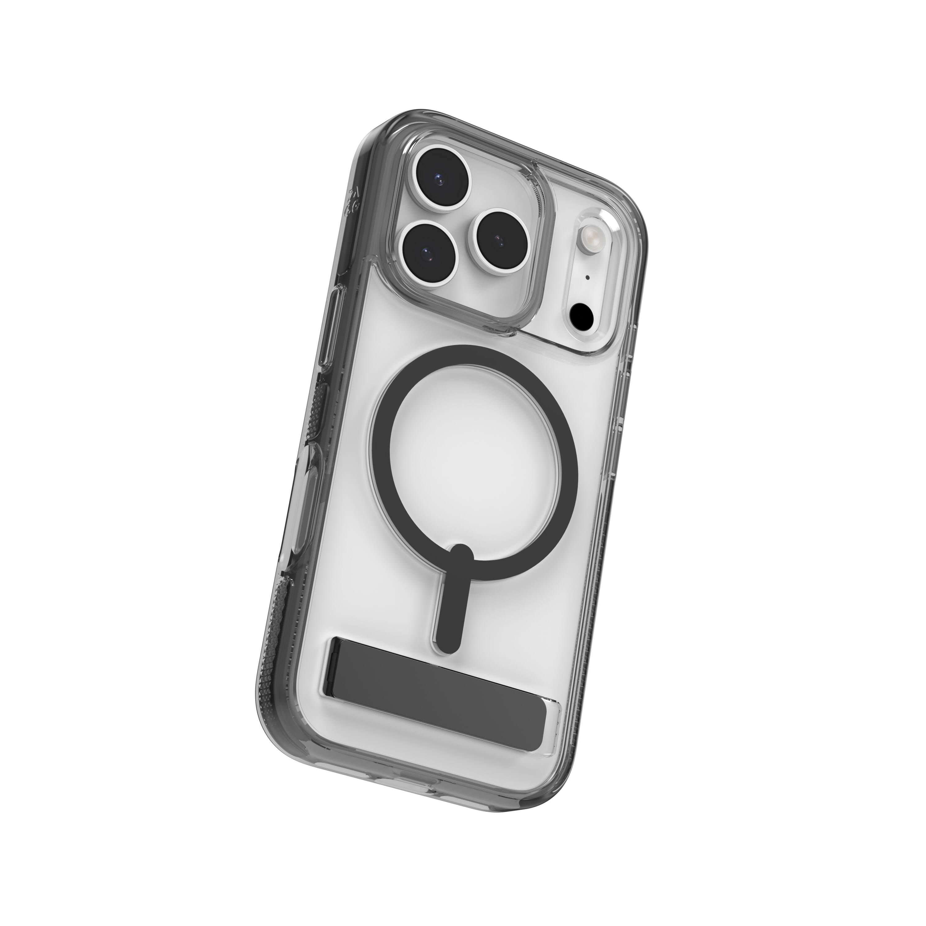 Alt View 16. ZAGG - Santa Cruz Snap with Kickstand for Apple iPhone 17 Pro - Jet Black.