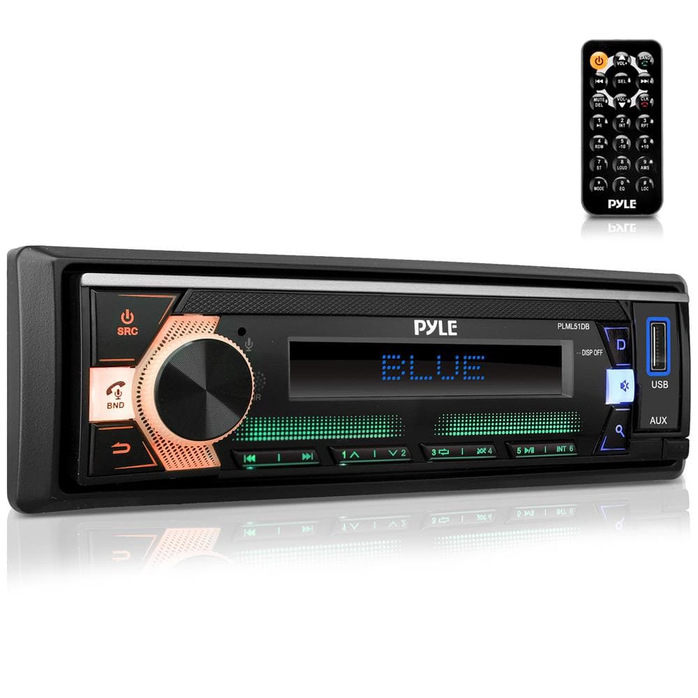 PYLE - Wireless BT Streaming MP3 Radio Receiver - Black