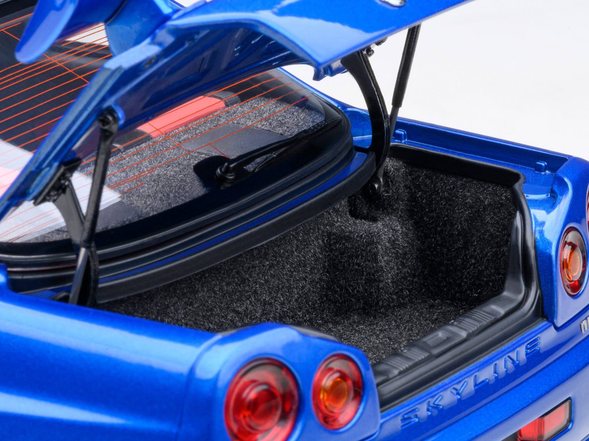 Alt View 5. Autoart - Nissan Skyline GT-R R34 Nismo Z-TUNE RHD (Right Hand Drive) Bayside Blue 1/18 Model Car by Autoart.