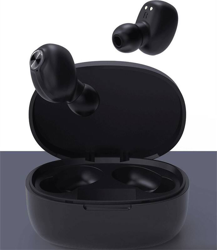 Alt View 8. SKRAN - TWS Bluetooth Earbuds Waterproof 5.1 Headset - LED Power Display, Hi-Fi Stereo Sound, IPX4 Waterproof, Touch Control - Black.