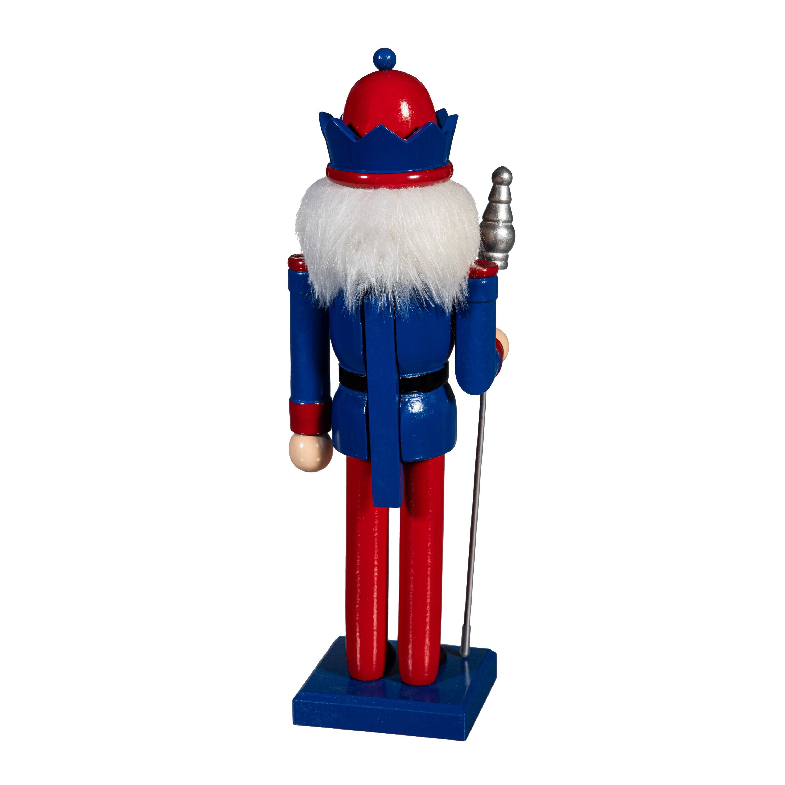 Alt View 1. Evergreen Enterprises - Buffalo Bills 12" Wooden Nutcracker Statue - Multicolor.