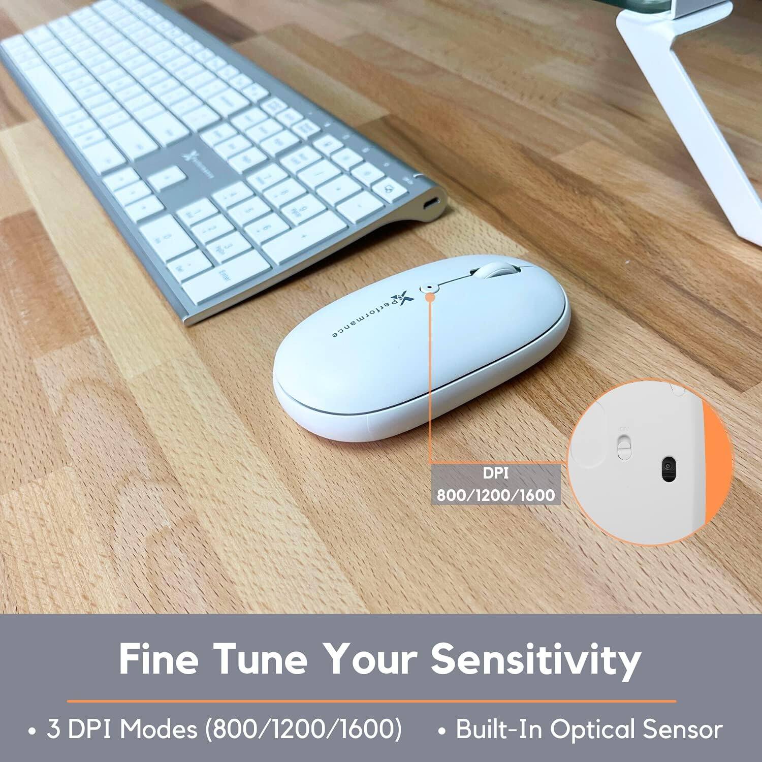 Fine Tune Your Sensitivity

- 3 DPI Modes (800/1200/1600)
- Built-In Optical Sensor

DPI 800/1200/1600