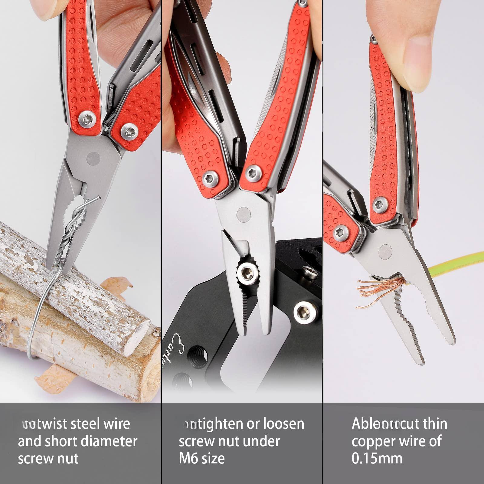 - Twist steel wire and short diameter screw nut
- Tighten or loosen screw nut under M6 size
- Able to cut thin copper wire of 0.15mm