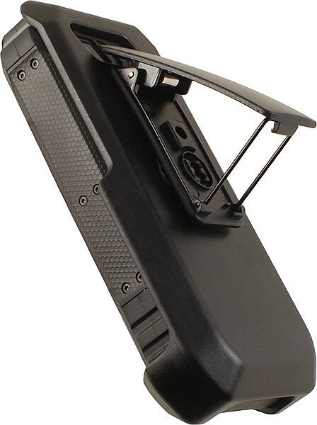 Alt View 9. Nakedcellphone - Holster Case for Sonim XP5 Phone (XP5700) - Ratchet Belt Clip Holster with Stand - Black.
