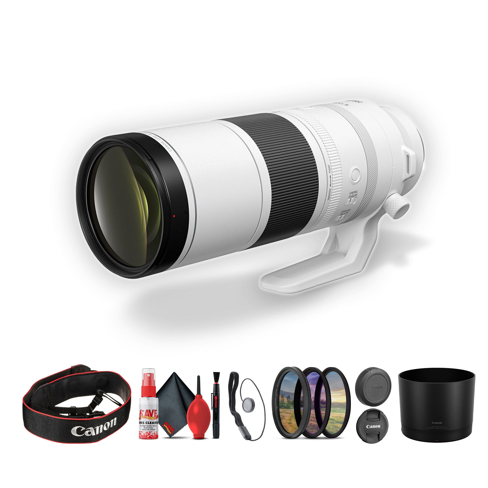 Canon - RF 200-800mm f/6.3-9 IS USM Super-telephoto Zoom Lens (Canon RF) - Bundle (International Version)