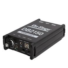 On-Stage DB2150 STEREO USB DI
LEVEL MONO PHONES DIGITAL INPUT
OUTPUT LINE SUM USB
PHONES DIGITAL INPUT MONO OUTPUT LINE SUM
USB
PHONES
MONO
OUTPUT
SUM
ISO RIGHT
ISO LEFT