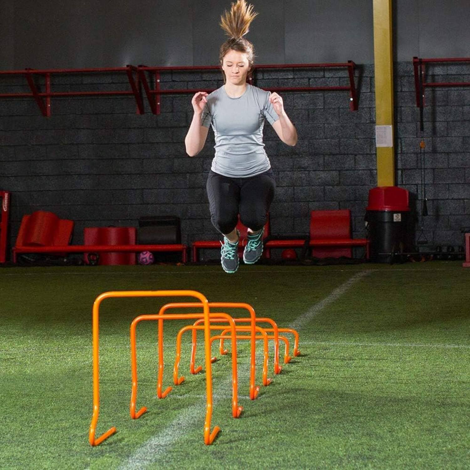 Alt View 5. Power Systems - Power Systems 12-Inch Orange Step Hurdle High-Impact PVC Agility Training Tool - Orange.