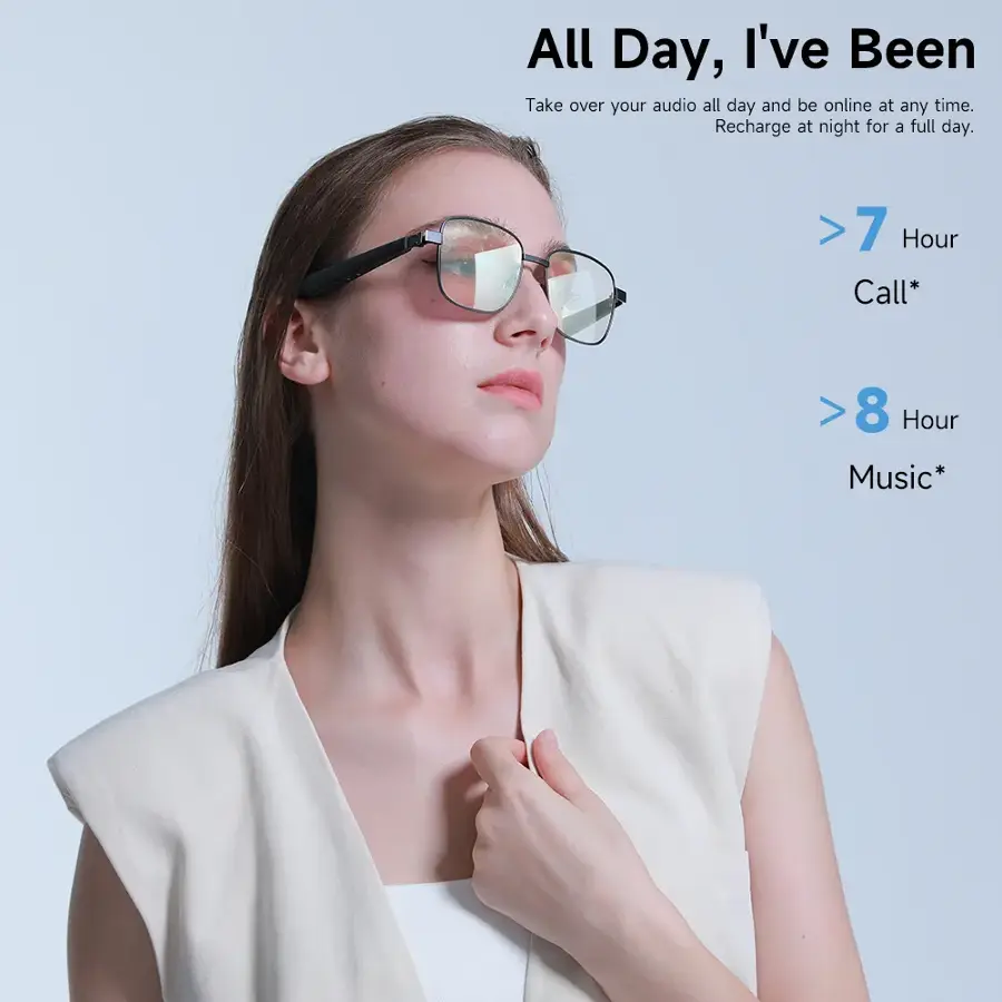 All Day, I've Been: Take over your audio all day and be online at any time. Recharge at night for a full day.

*7 Hour Call: Take over your audio for 7 hours and be online at any time. Recharge at night for a full day.

*8 Hour Music: Take over your audio for 8 hours and be online at any time. Recharge at night for a full day.