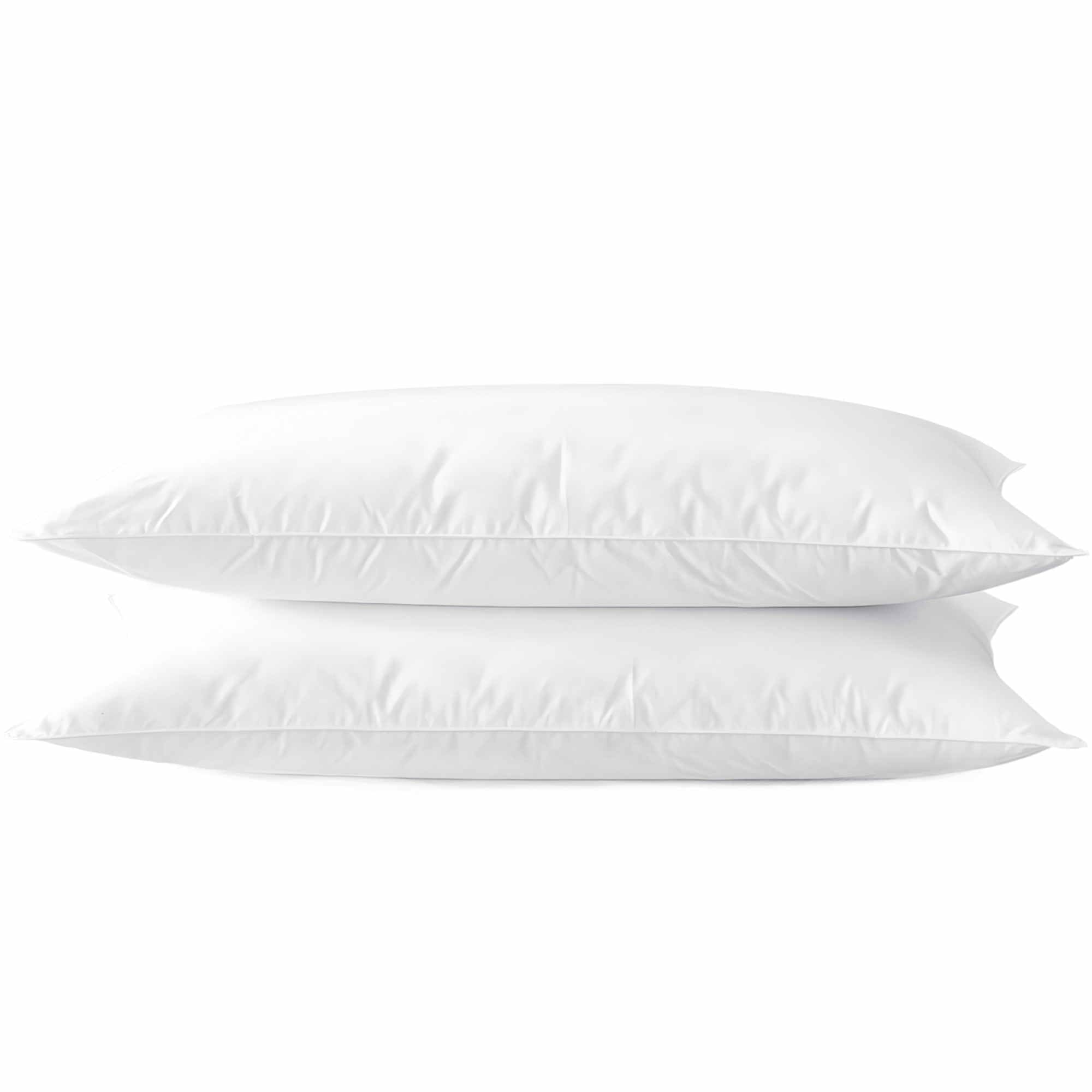 Front. Hirose Alice - Ultra Thin Flat Soft Bed Pillows Queen Size For Sleeping 20"x30" Skin Friendly Machine Washable - 2 Pack Queen.