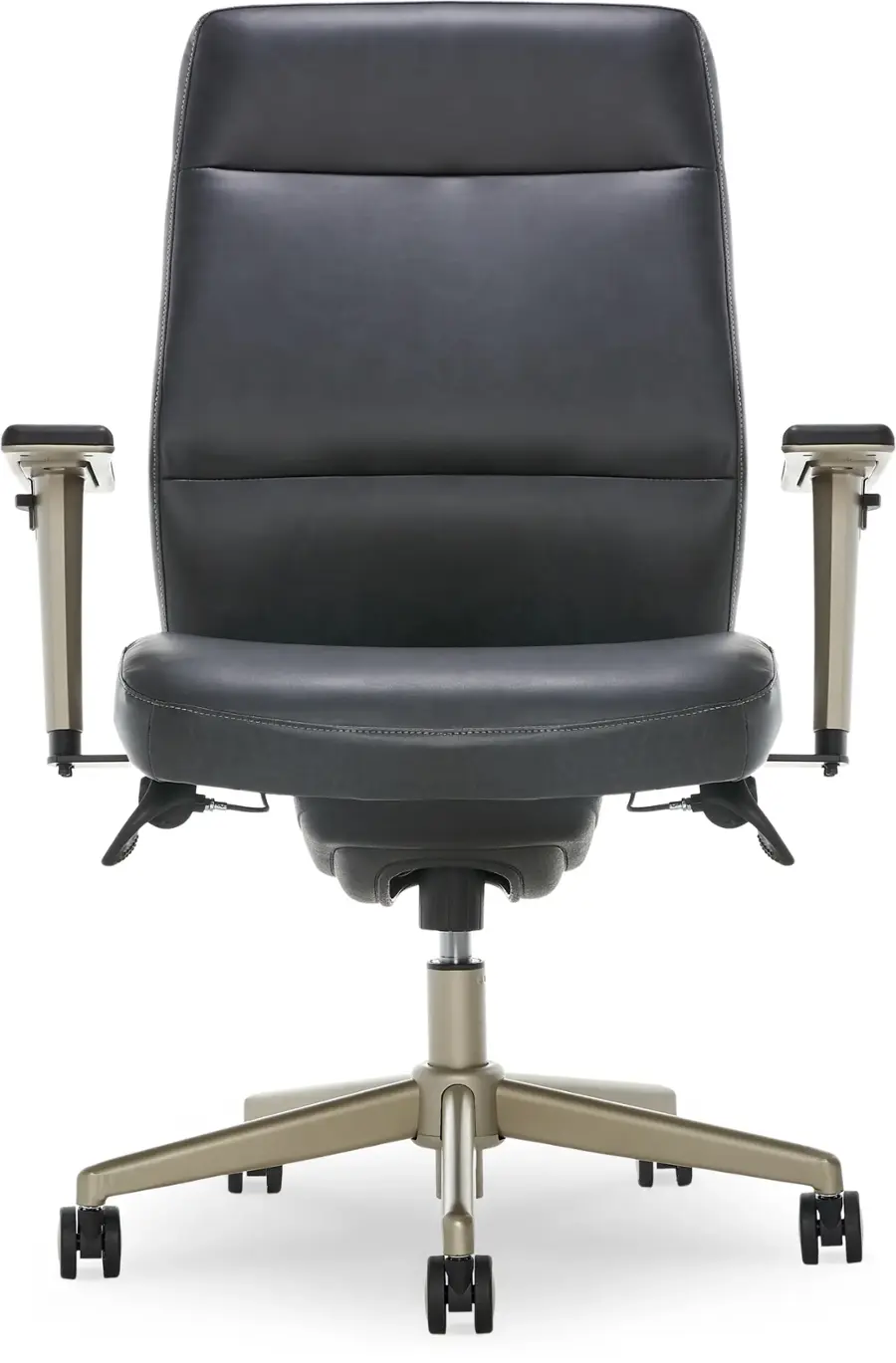 Alt View 16. La-Z-Boy - Baylor Modern Bonded Leather Executive Chair - Black - Bonded Leather.