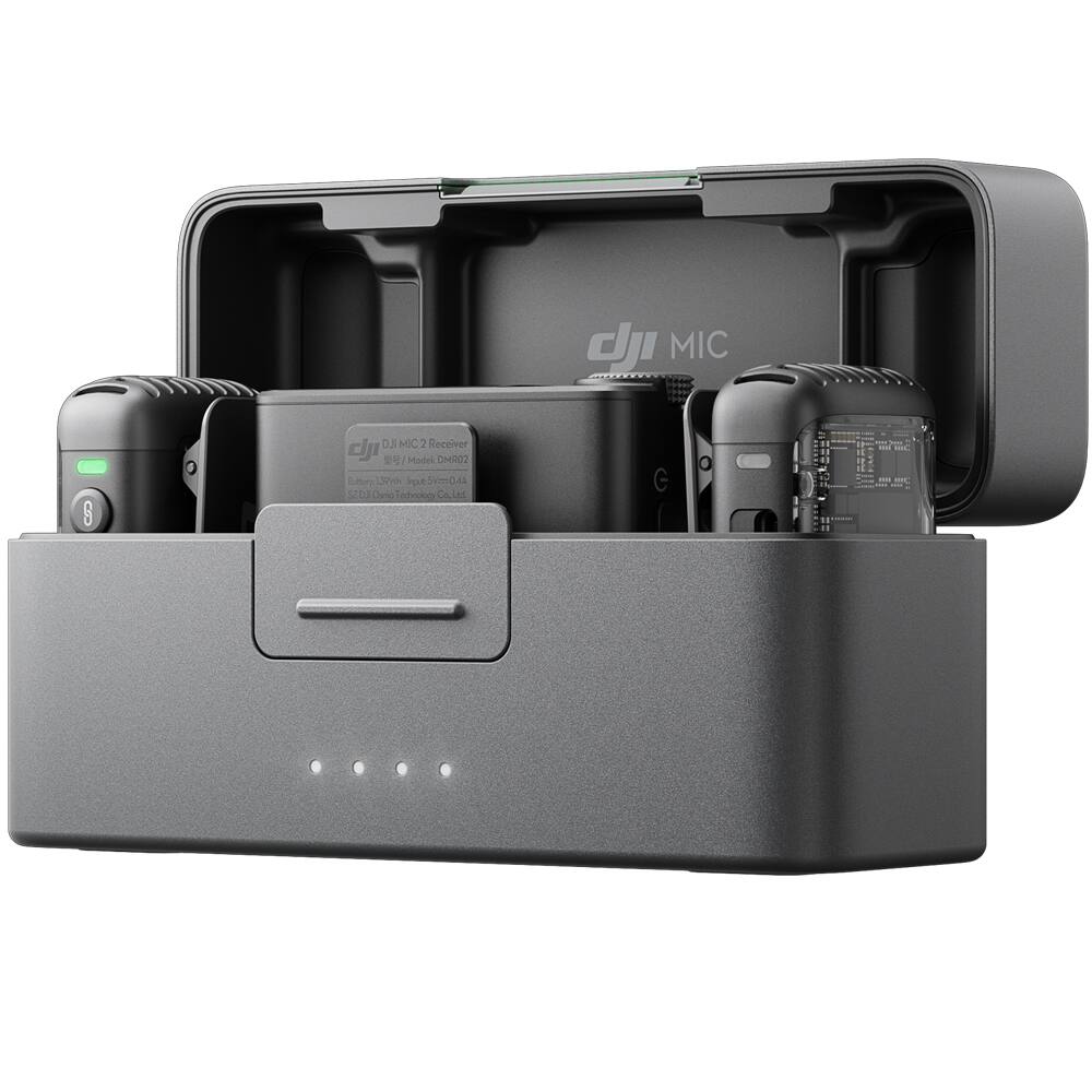 DJI Mic 2 (2 TX + 1 RX + Charging Case) Wireless Microphone