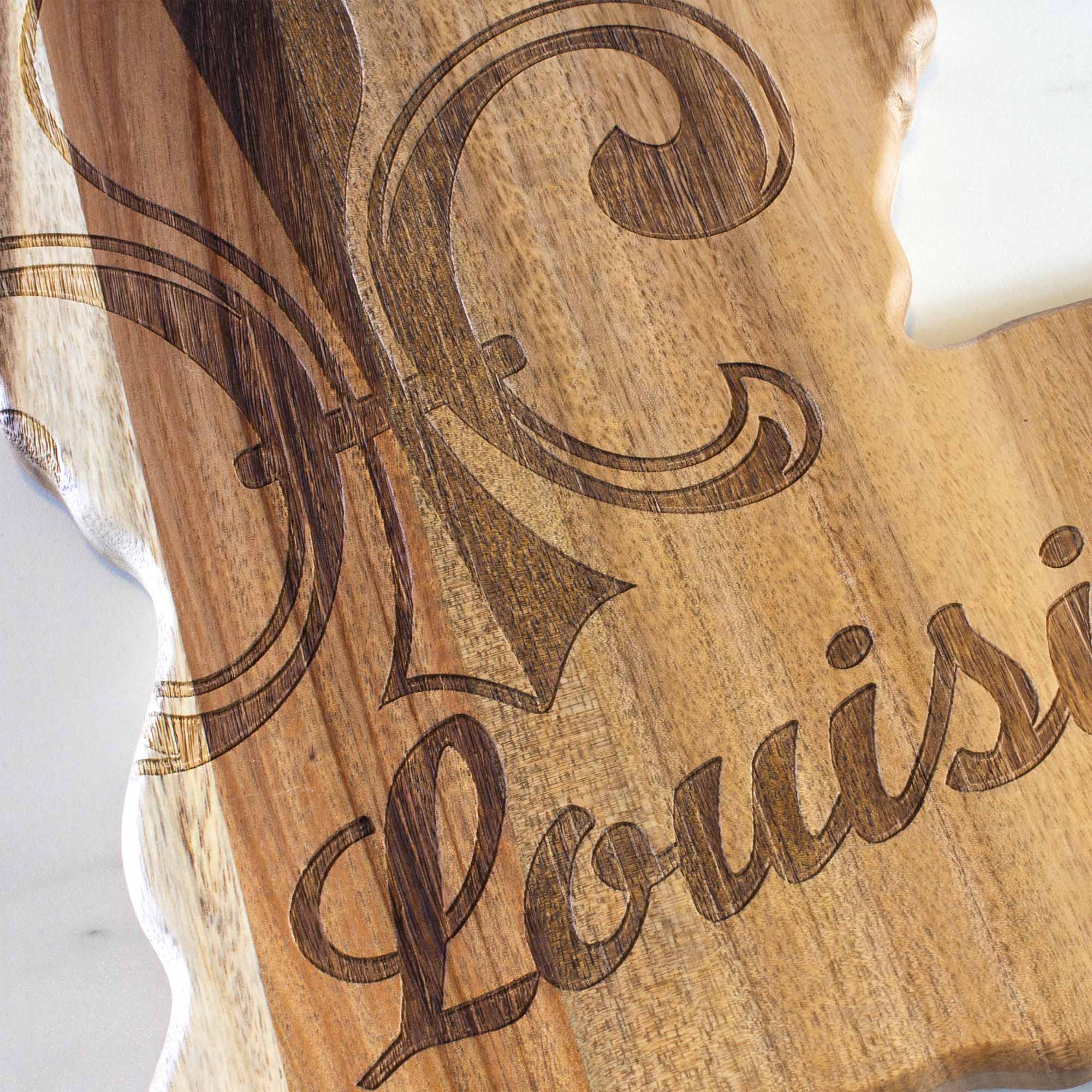 Alt View 1. Rock & Branch - Origins Series Louisiana Cutting Board.