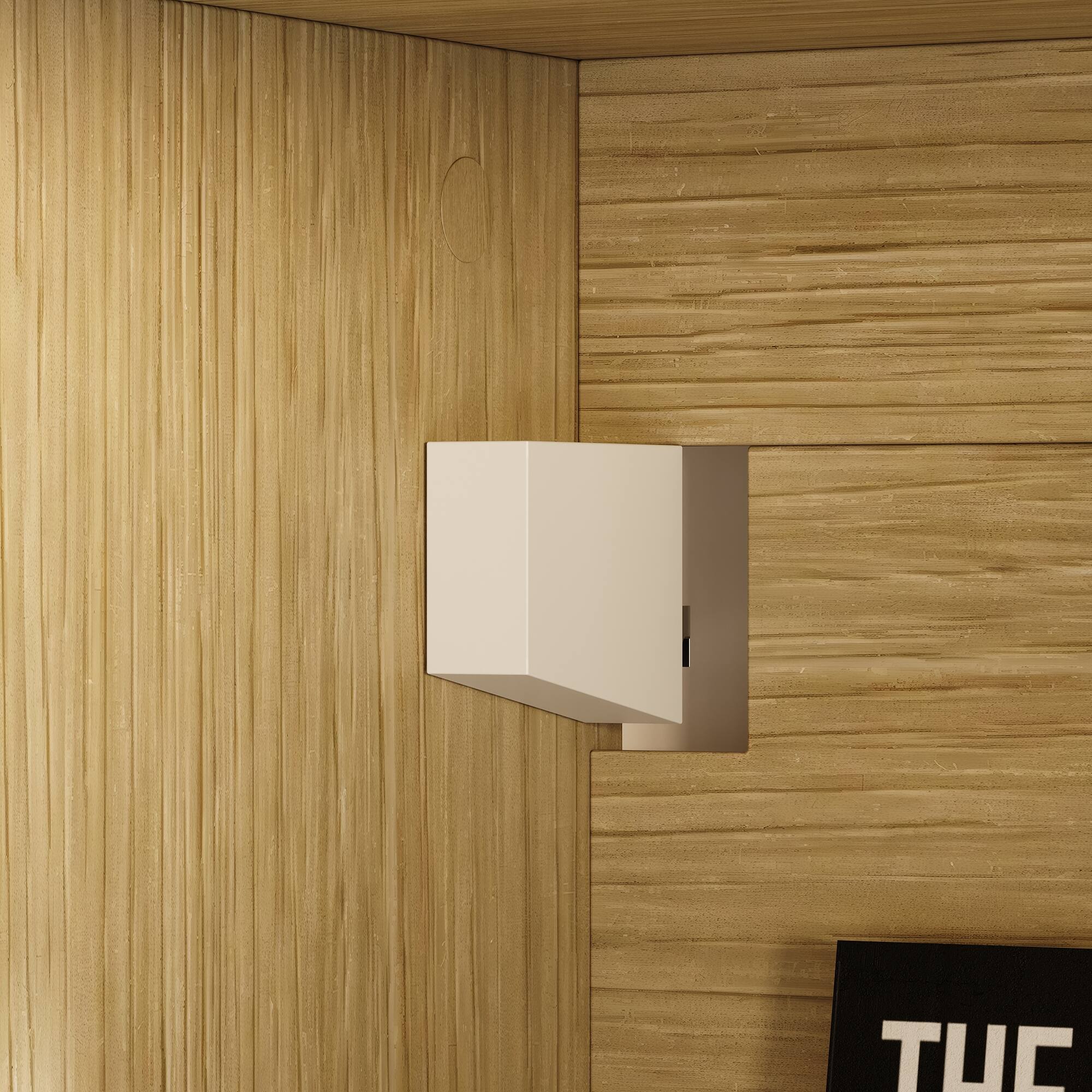 Alt View 7. Famapy - Modern C-Shaped Upto 65" TV Stand with Storage Cabinets and Display Shelves, Unique Media Console for Living Room - Wooden.