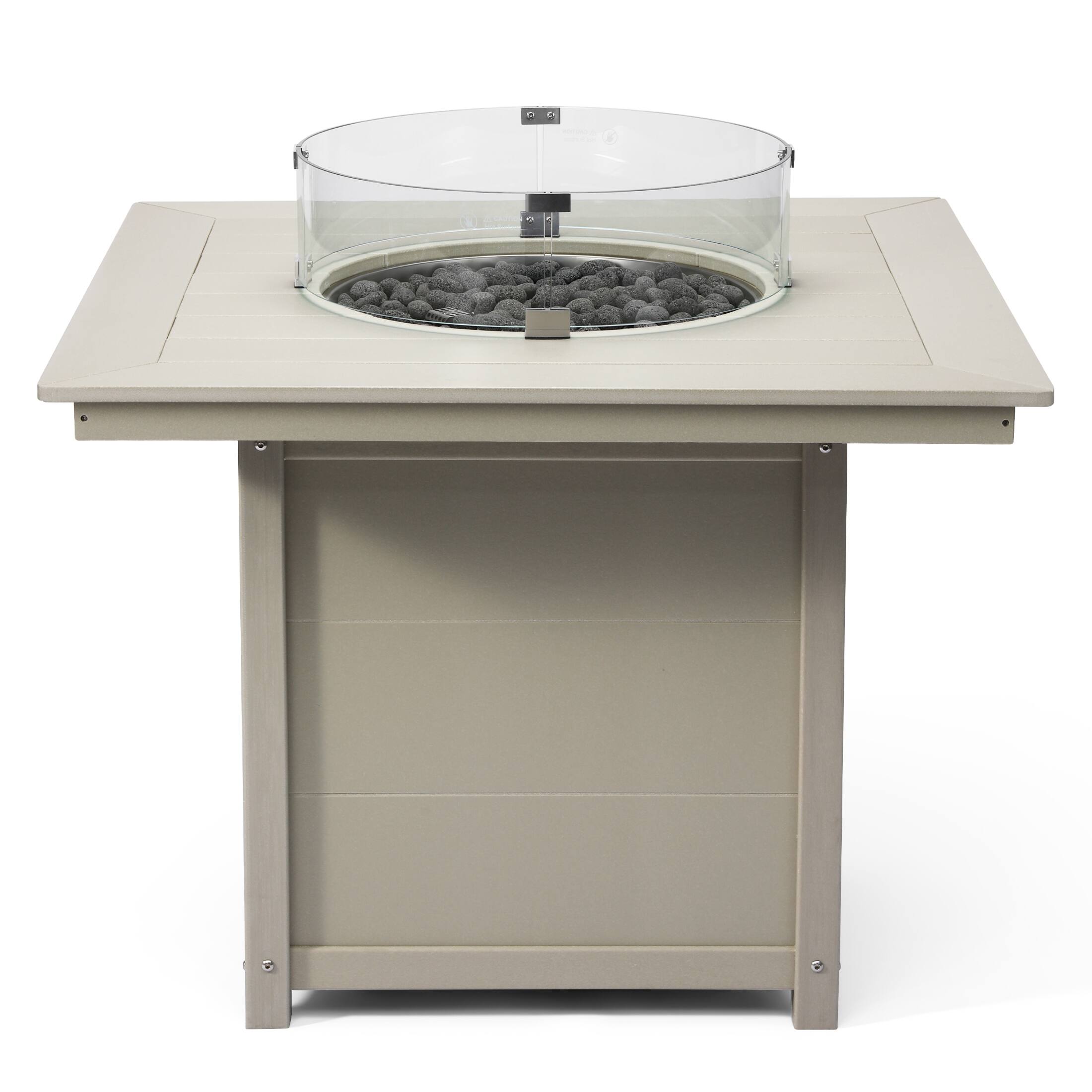 Back. WestinTrends - WestinTrends Helios Modern Outdoor Patio Propane 42" Square Fire Pit Table.