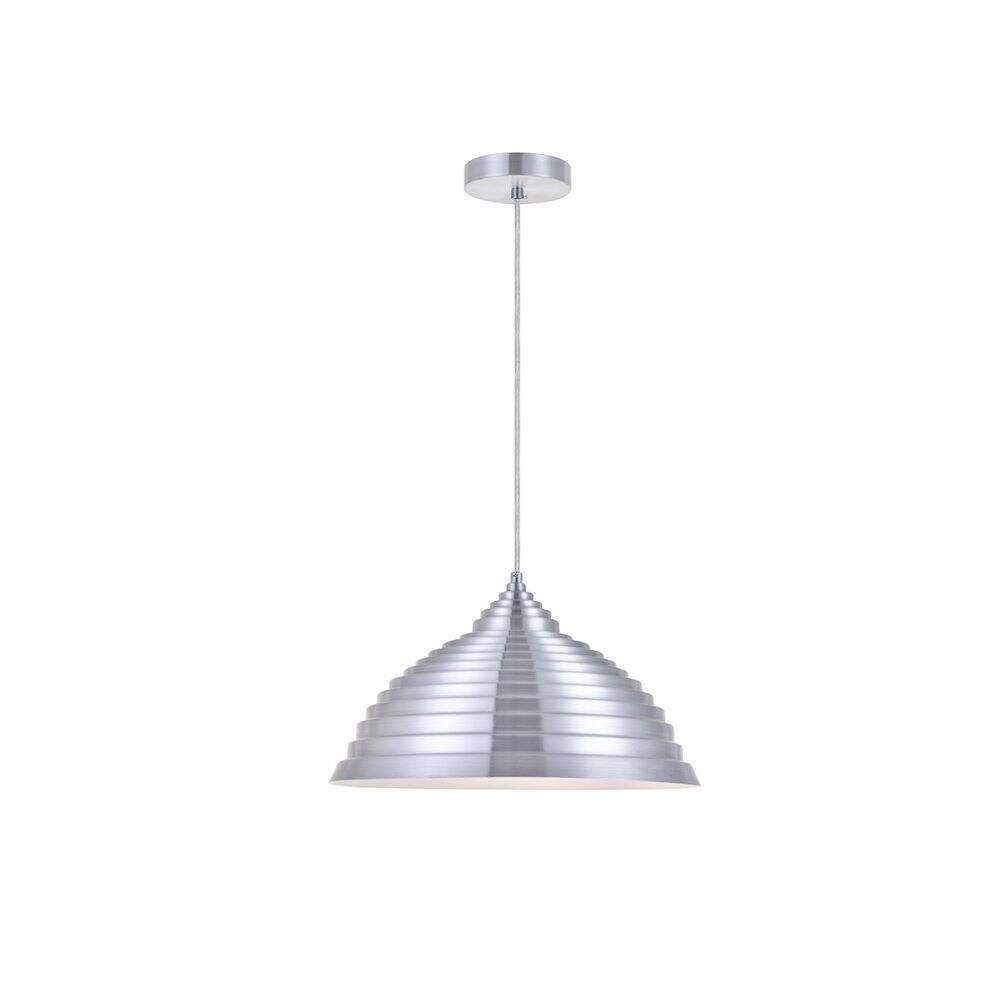 Alt View 5. Living District - Circa 1 Light Burnished Nickel Pendant - Burnished Nickel.