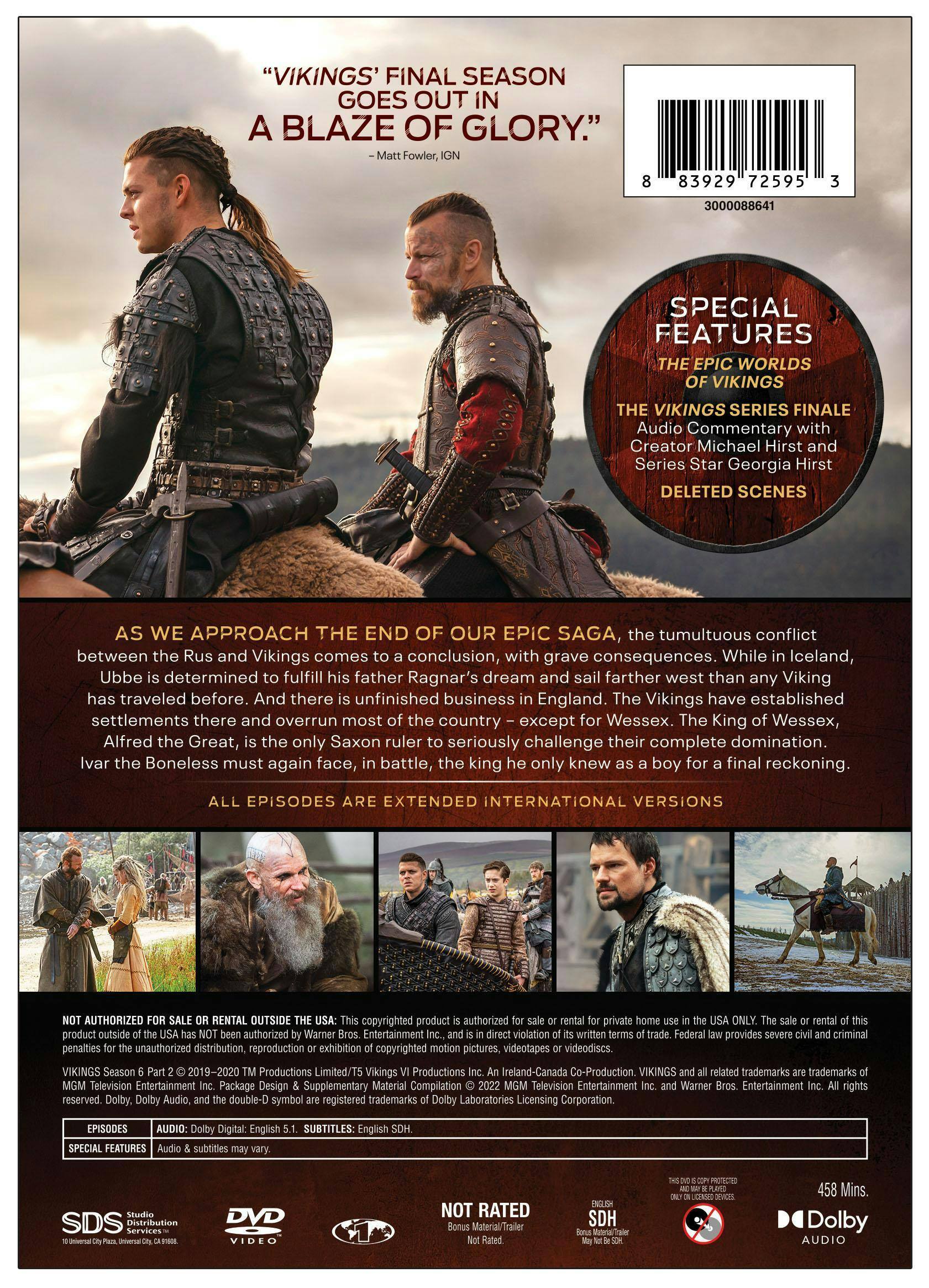 Angle. Vikings: Season 6 - Volume 2 (Box Set) [DVD].