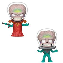 Funko - Pop! 2pack Mars Attacks - Martian Ambassador & Martian Soldier