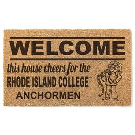 Jardine - Rhode Island Anchormen 18" x 30" Welcome Doormat - Brown