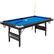 Alt View 17. Costway - 6 FT Billiard Table 76 Inch Foldable Pool Table Perfect for Kids and Adults Blue - Black+Blue.