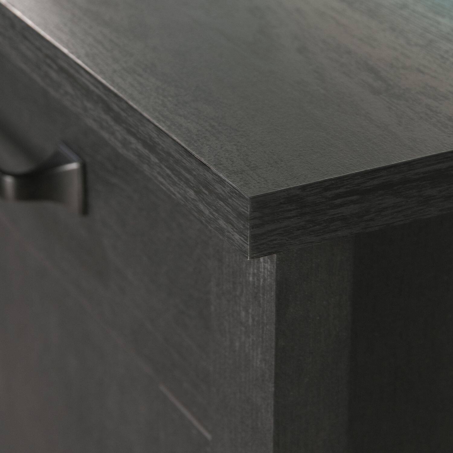 Alt View 7. Sauder - Sauder Miscellaneous Storage Storage Cabinet Raven Oak finish - Raven Oak.