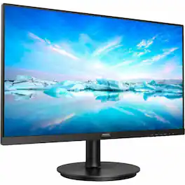 Philips - V-line V-line 221V8L Widescreen LED Monitor 21.5 LED FHD Monitor (VGA, HDMI) - Textured Black