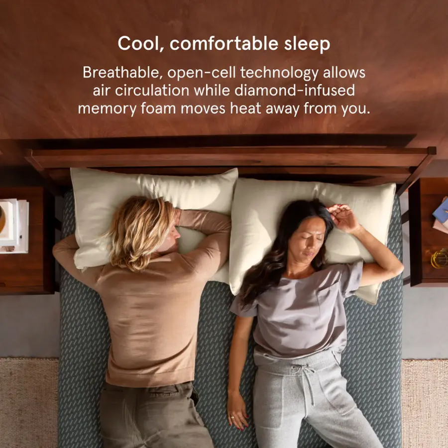 Alt View 21. Tuft & Needle - The Mint Hybrid Mattress Full - Gray.