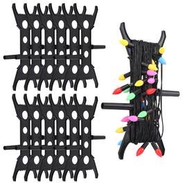 Paradigms Interiors - Christmas Lights Storage Holder Wind Up Organize And Simplify Extension Cords Garland Holiday Light For Tre - Default