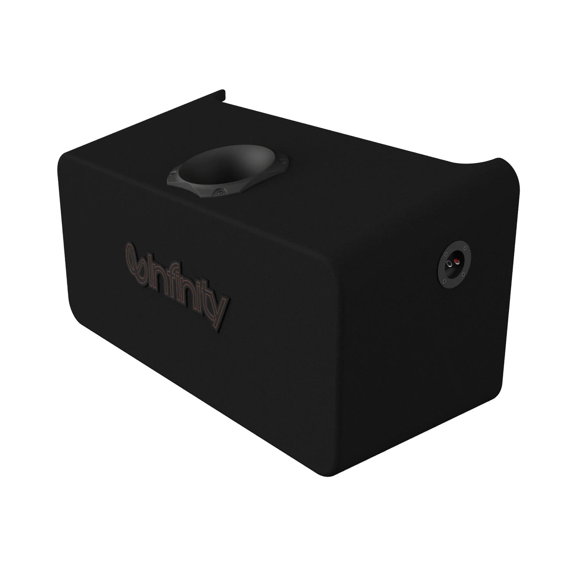 Alt View 10. Infinity - INFINITY REFERENCE 1200D Dual 12" Ported enclosure with Slip Stream port - Black.