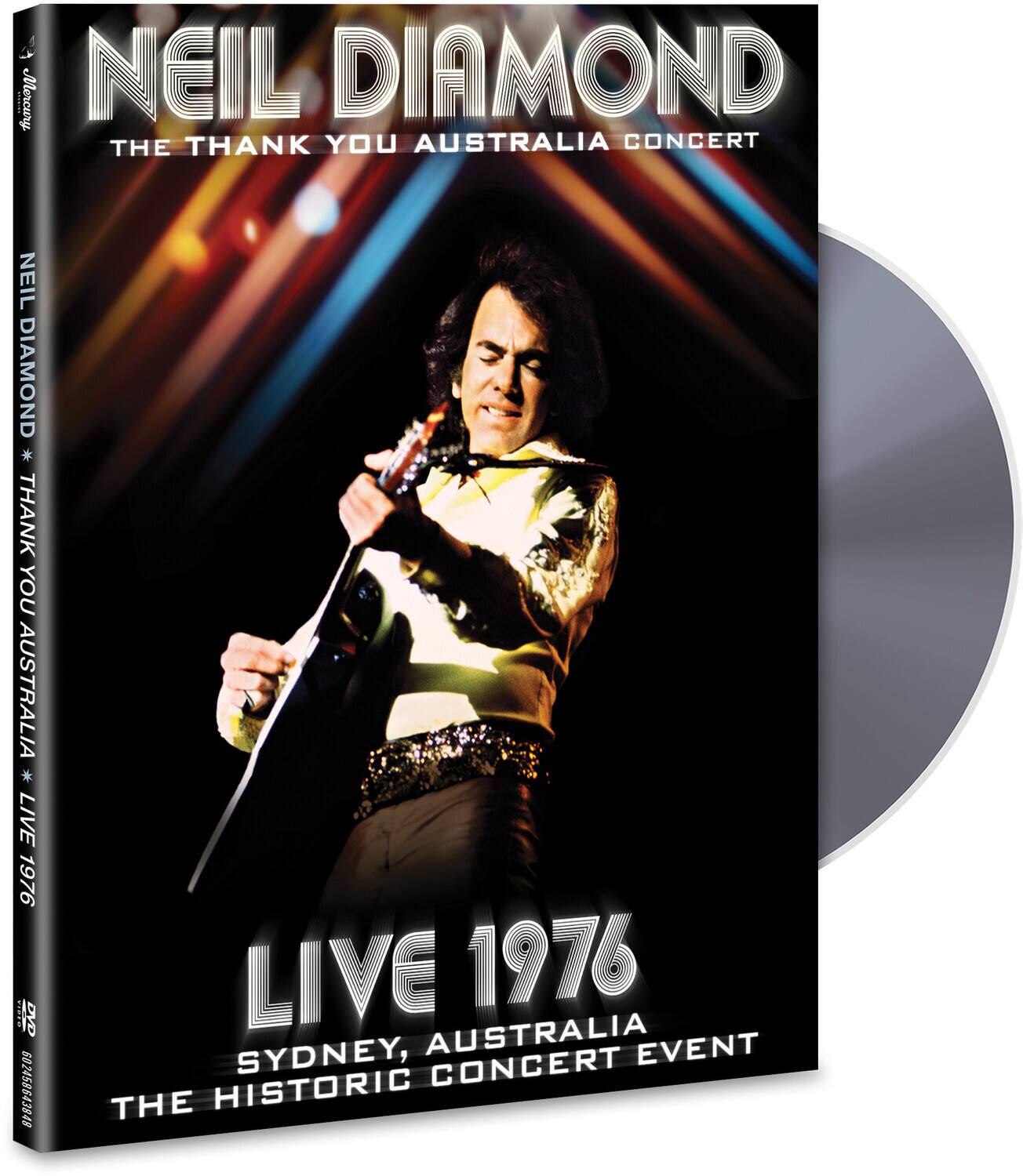 Front. Neil Diamond - The Thank You Australia Concert: Live 1976   - DVD.