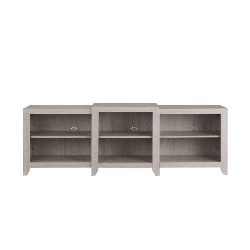 Alt View 3. Crosley Furniture - Ronin Low Profile Tv Stand For 75+ Inch Tv - Brown.