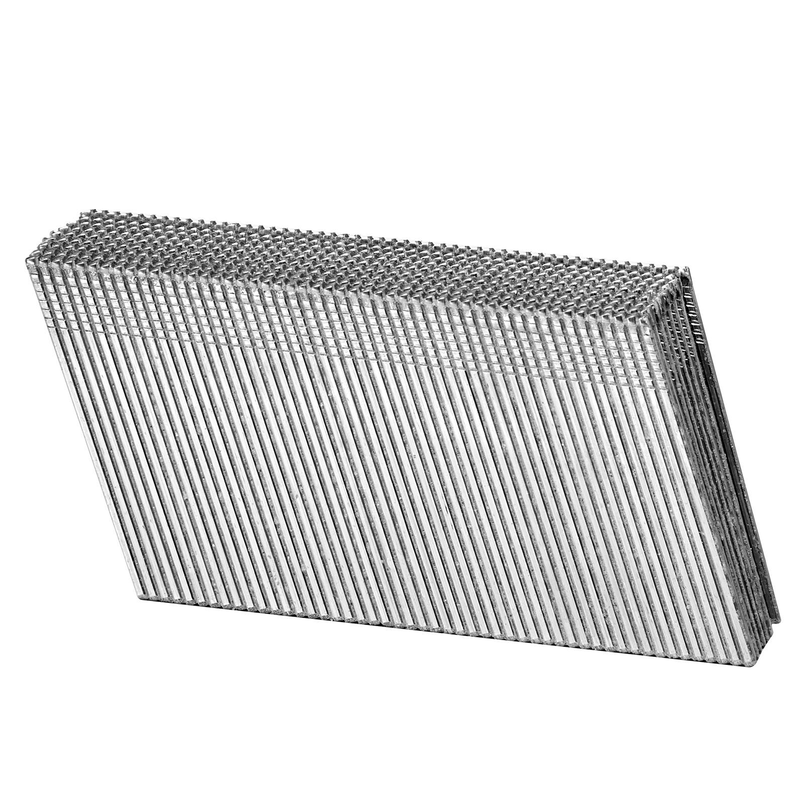 Alt View 5. VEVOR - 16 Gauge Finish Nails, 2 in Angled Finishing Nails, 2000-Count Galvanized Finishing Nail, 20-Degree Heavy-Duty Brad Nail - Silver.