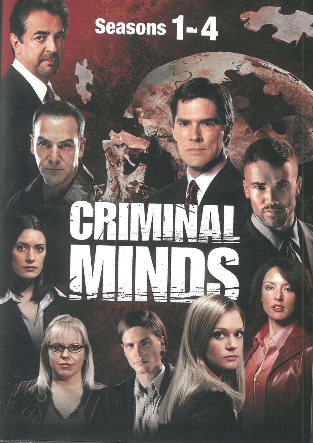 Alt View 1. Criminal Minds: Seasons 1-4   - DVD.