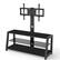 Front. Ecooso - Universal Swivel TV Stand Entertainment Center Height Adjustable Mount TV Stand - Black.