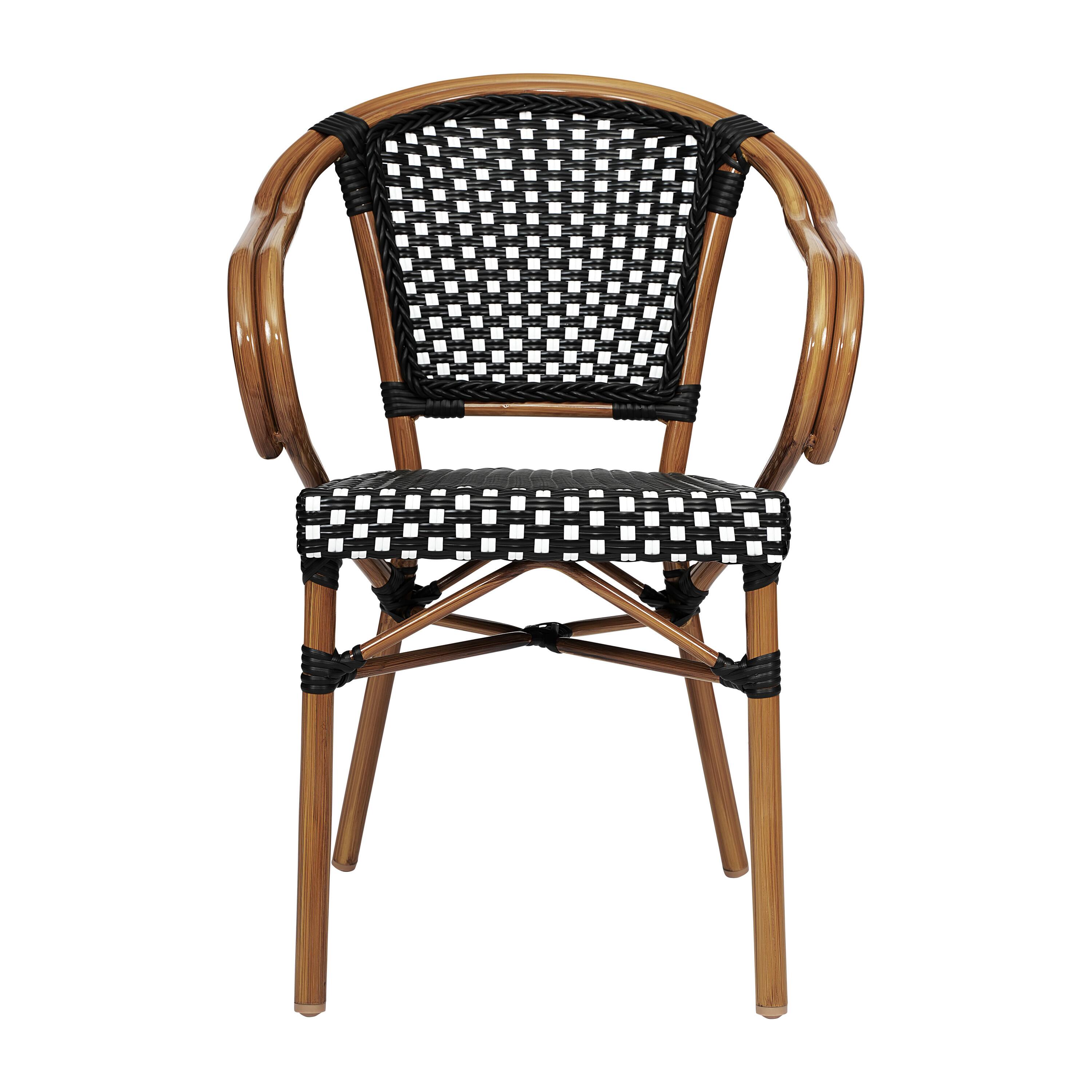 Emma + Oliver Soie Indoor/Outdoor Stacking Thonet Bistro Style