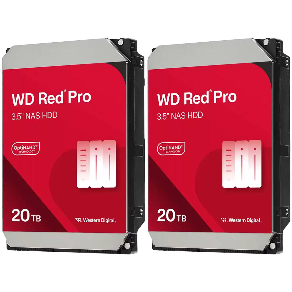 WD Red Pro 3.5" NAS HDD

OptiNAND TECHNOLOGY

20 TB

Western Digital