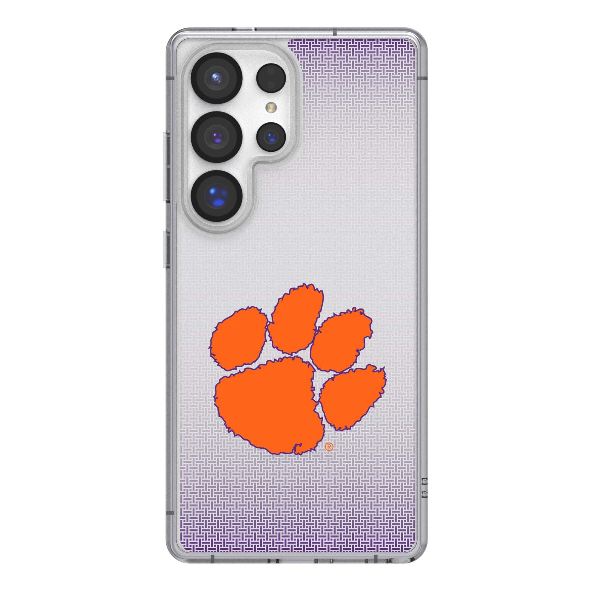 Keyscaper - NCAA - Clemson Tigers Linen Logo Galaxy Clear Case - S24 Plus - Multicolor price history on PriceWatchPro