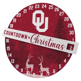 Pegasus - Oklahoma Sooners Countdown to Christmas Wall Sign - Multicolor